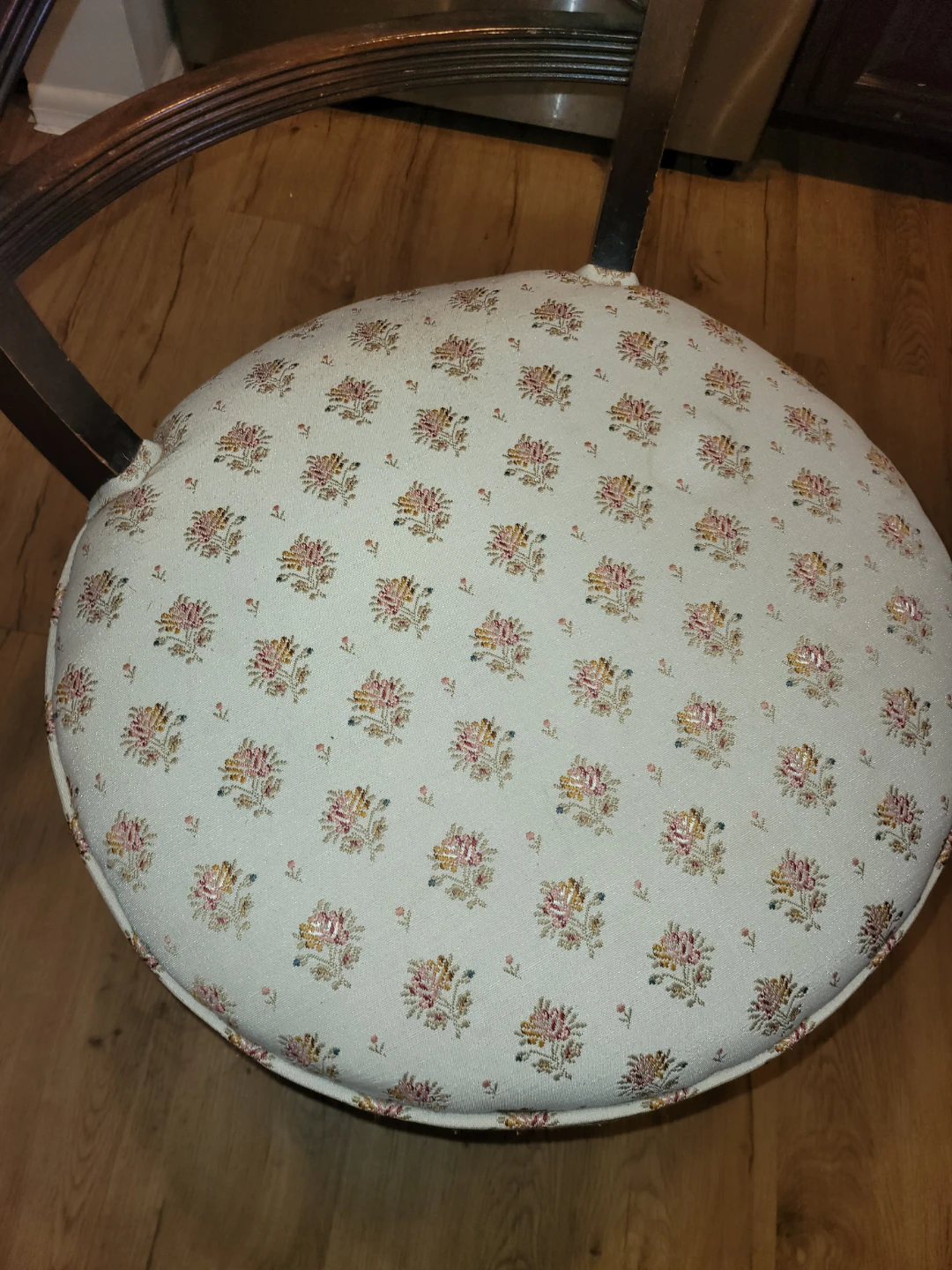 Accent Chair with Floral Upholstery - photo 5