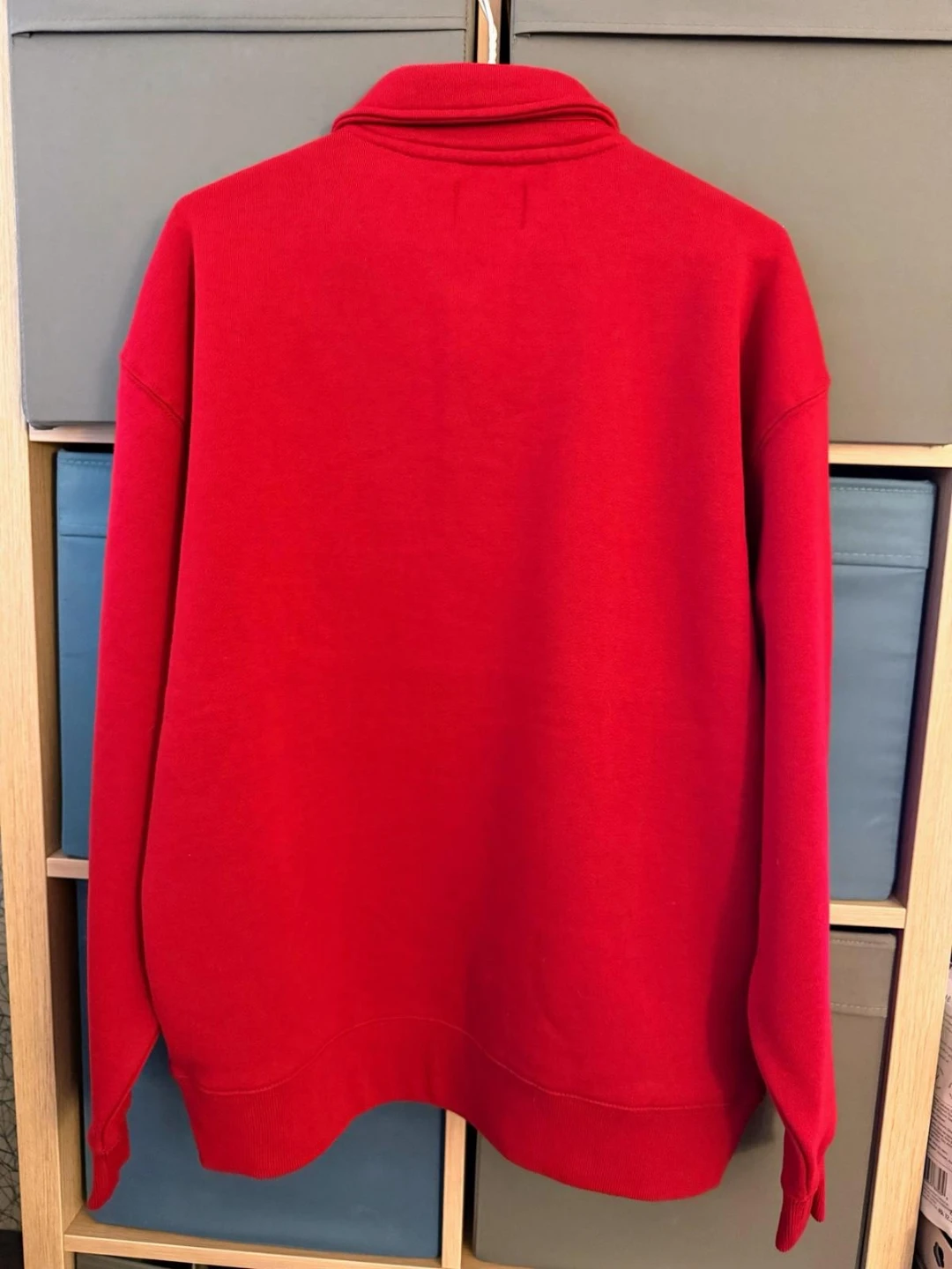 LE31 x PAR SIMONS Red Organic Cotton Blend Sweater - photo 2