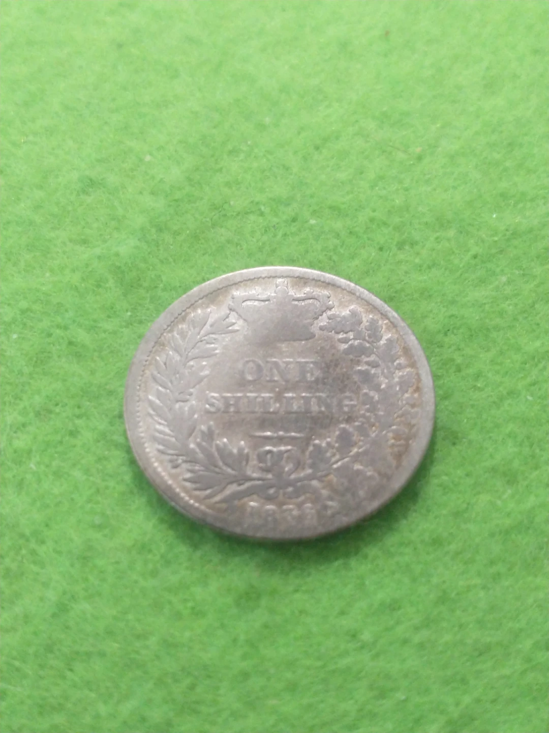 Nice 1836 England William III .925 silver shilling coin - photo 2