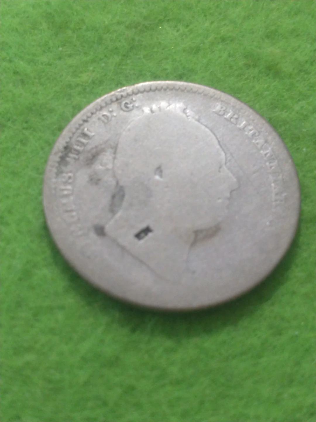 Nice 1836 England William III .925 silver shilling coin - photo 3