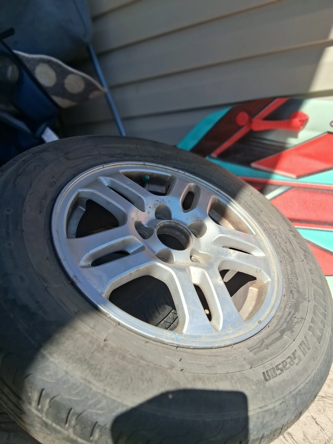 Set of 4 All Season Tires with Rims 205/70R15 - photo 2