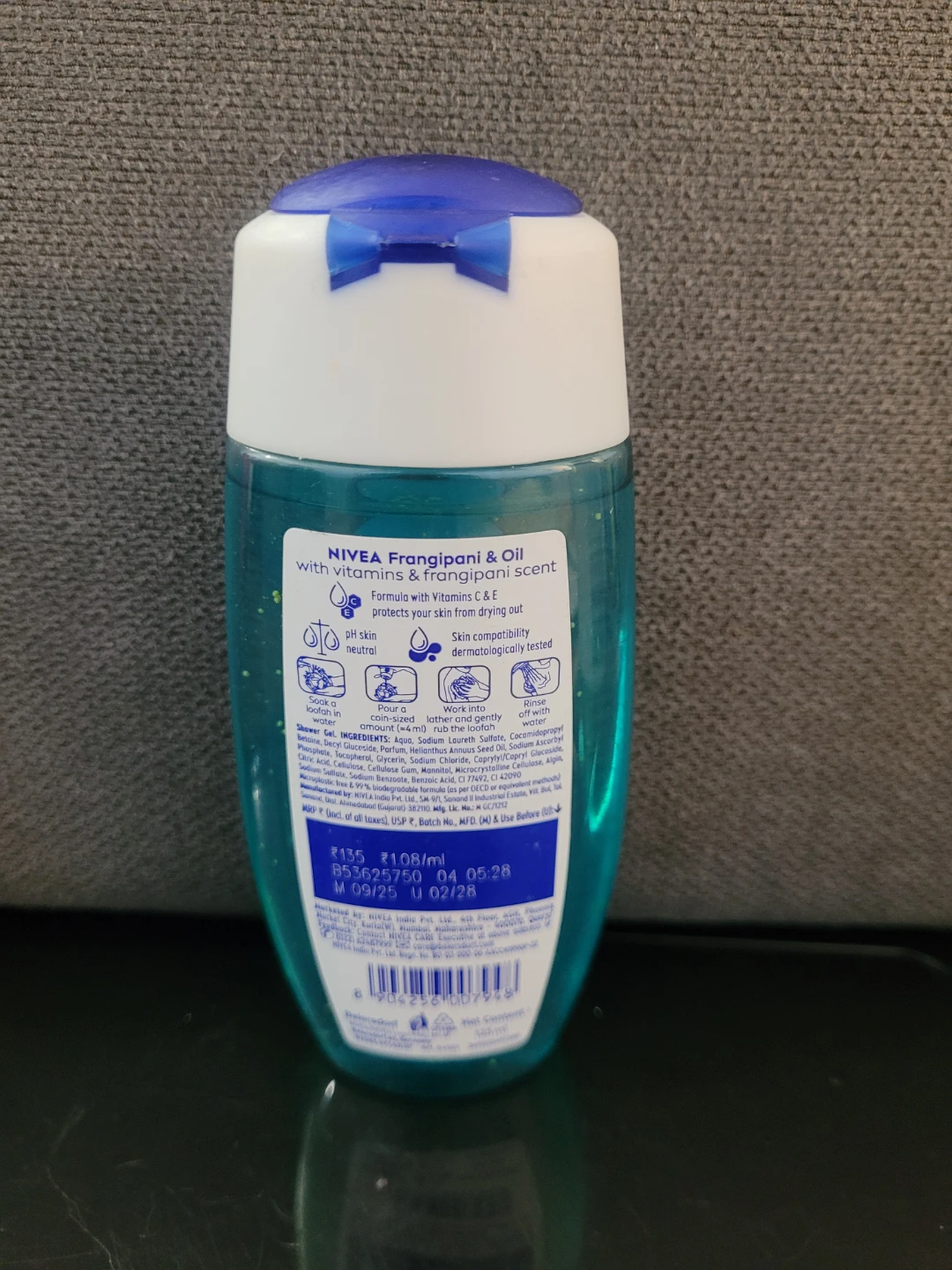 Nivea Frangipani & Oil Shower Gel 125ml - photo 2