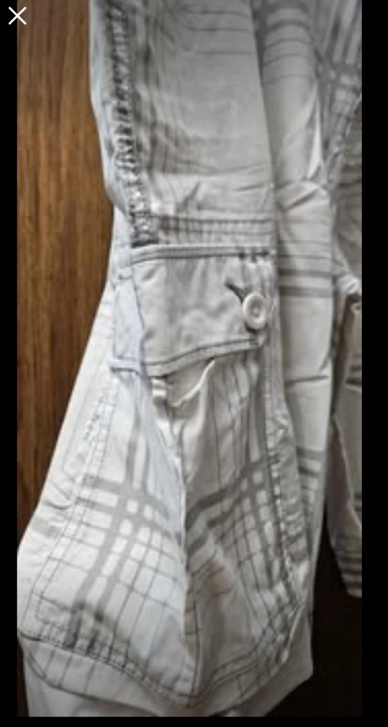 TOWN & COUNTRY Plaid Cargo Shorts - photo 5