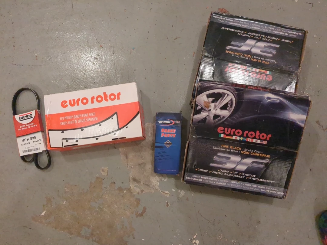 NEW parts for Honda CR-V! Brakes, Belts, etc