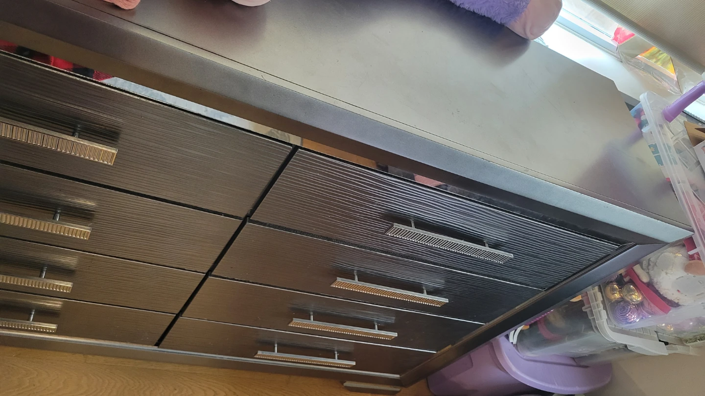Grey 6-Drawer Dresser with Mirror - photo 5