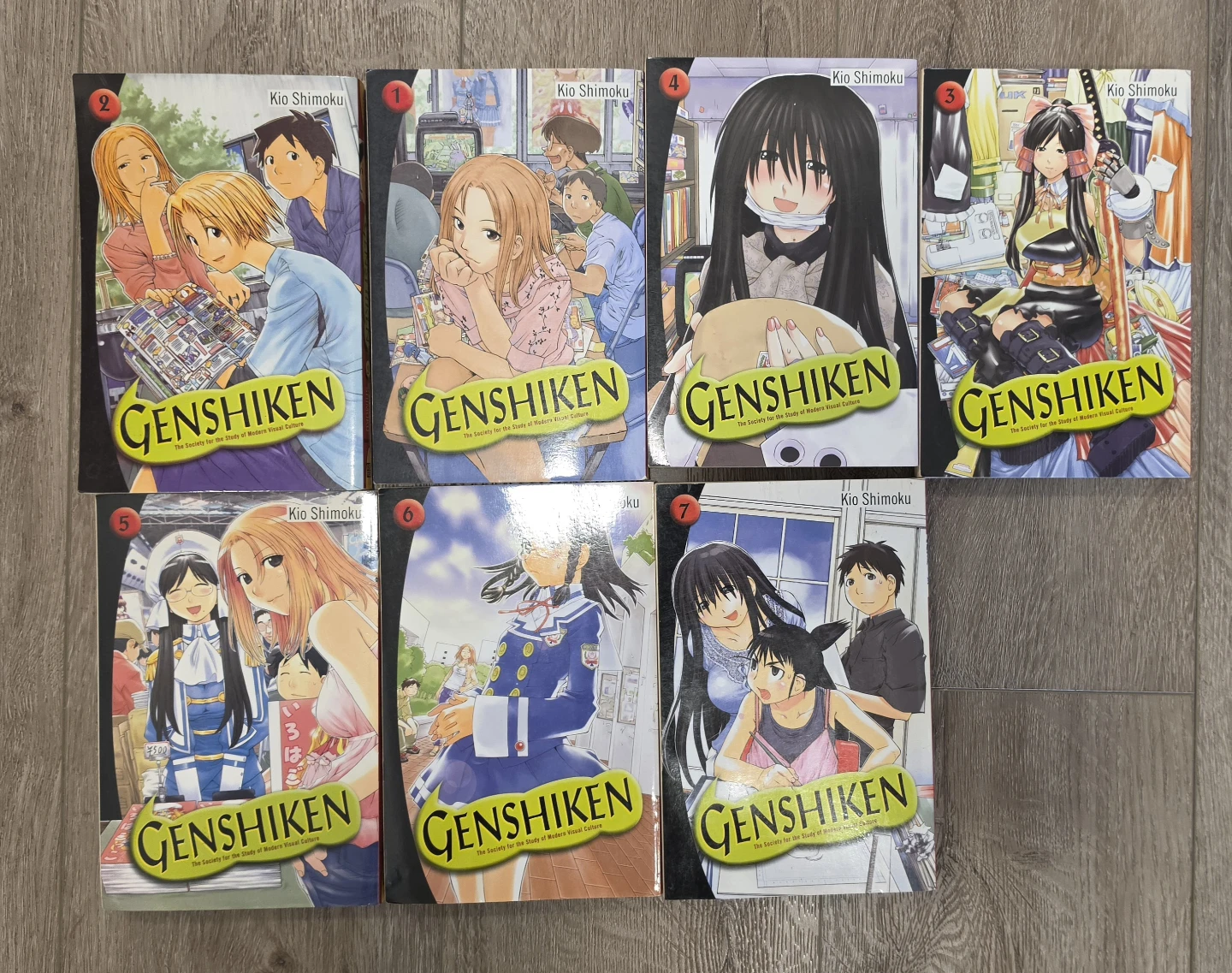 Genshiken Manga Volumes 1-7