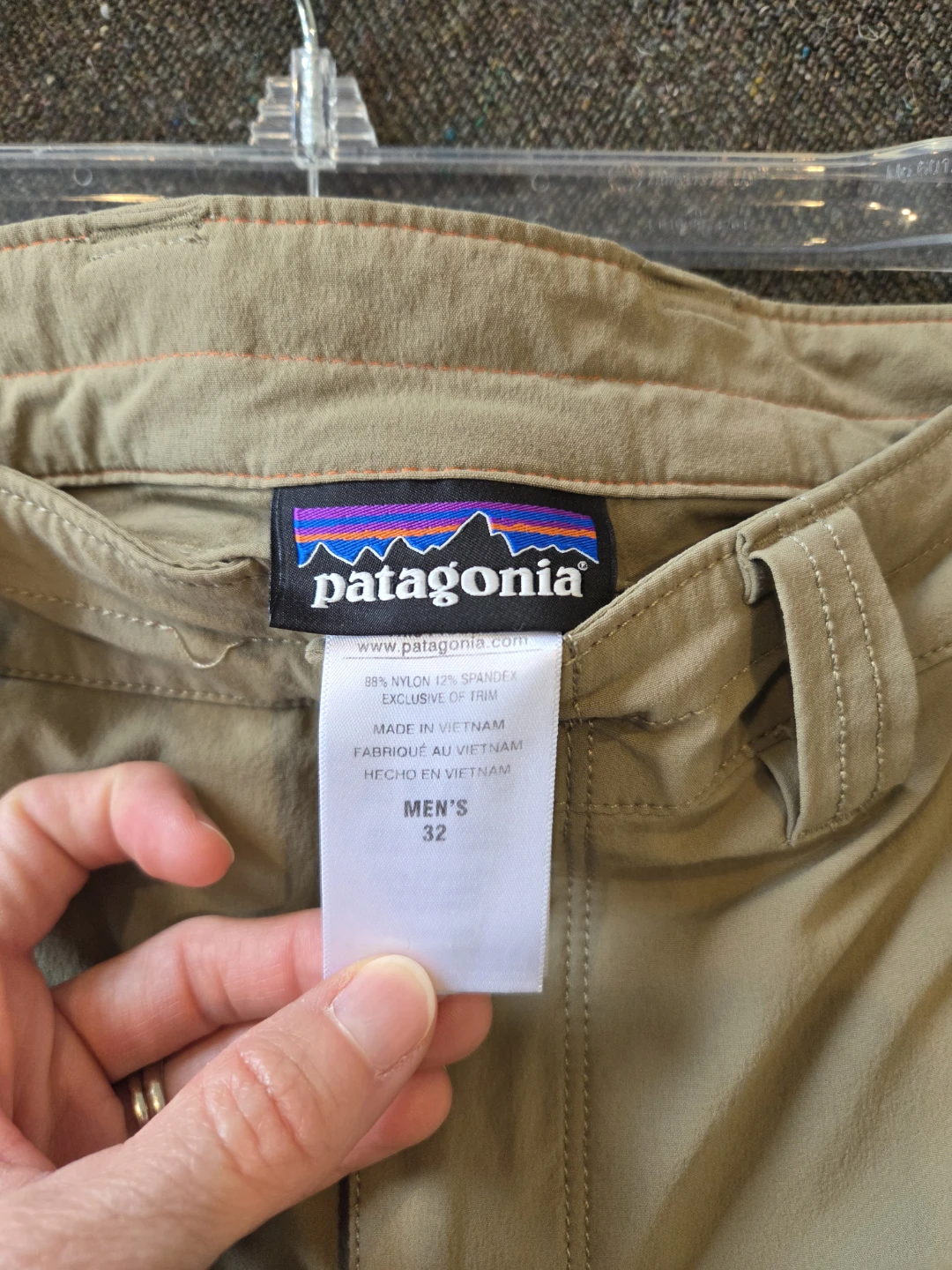 Patagonia Men's Convertible Hiking Pants - Khaki, Size 32 - photo 4