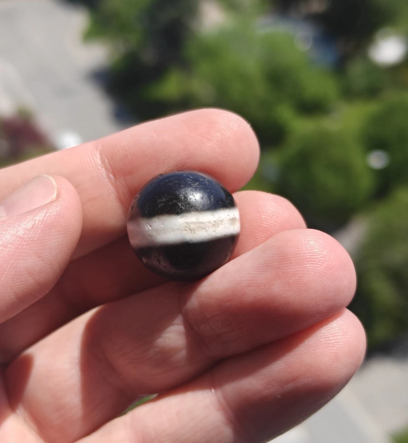 Tibetan Agate Protection Medicine Dzi Bead