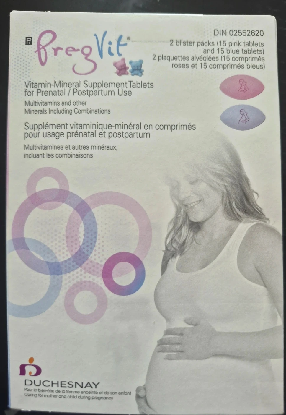 PregVit Prenatal/Postpartum Vitamin-Mineral Supplement Tablets