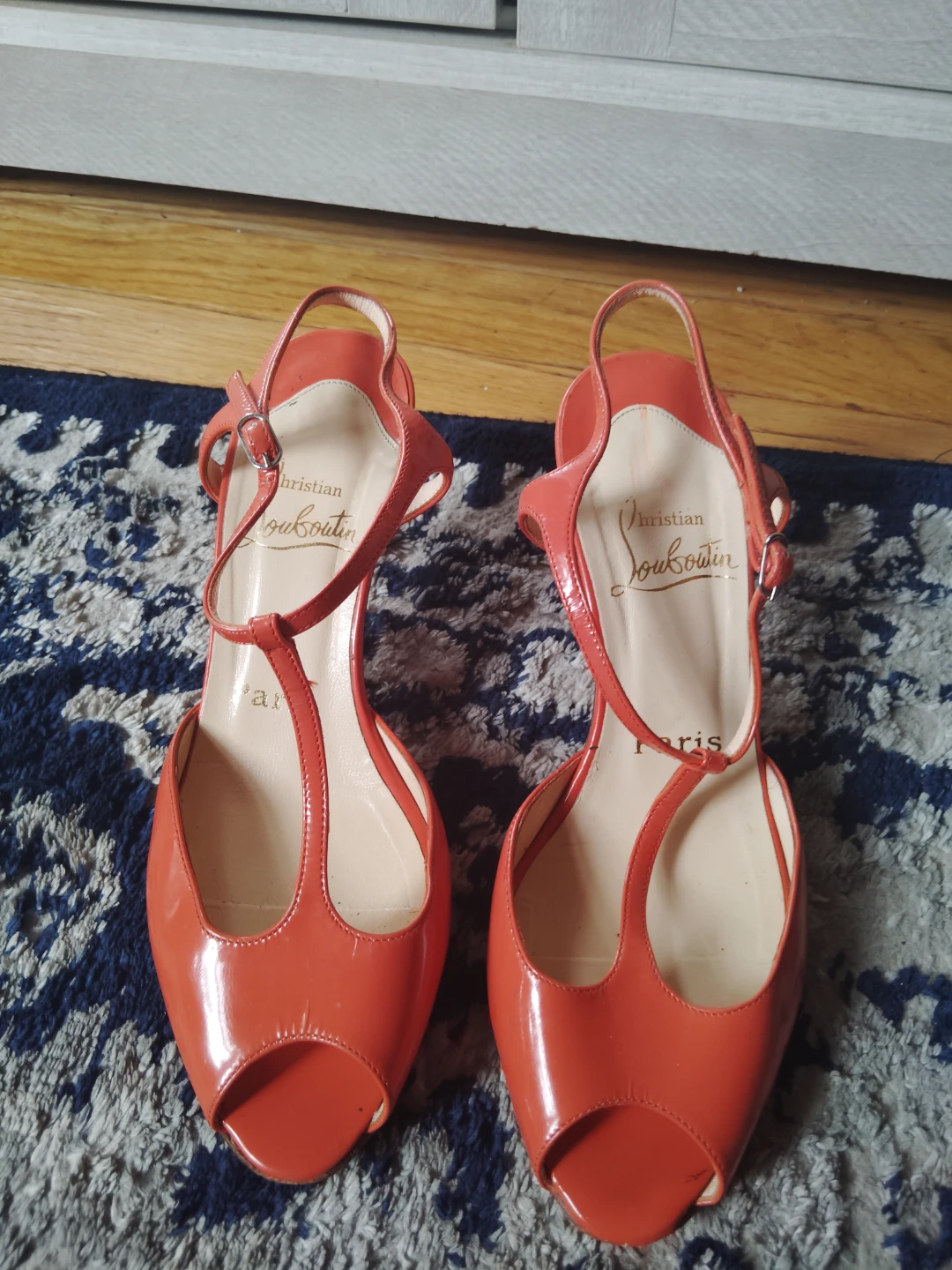 Christian Louboutin T-Strap Heels