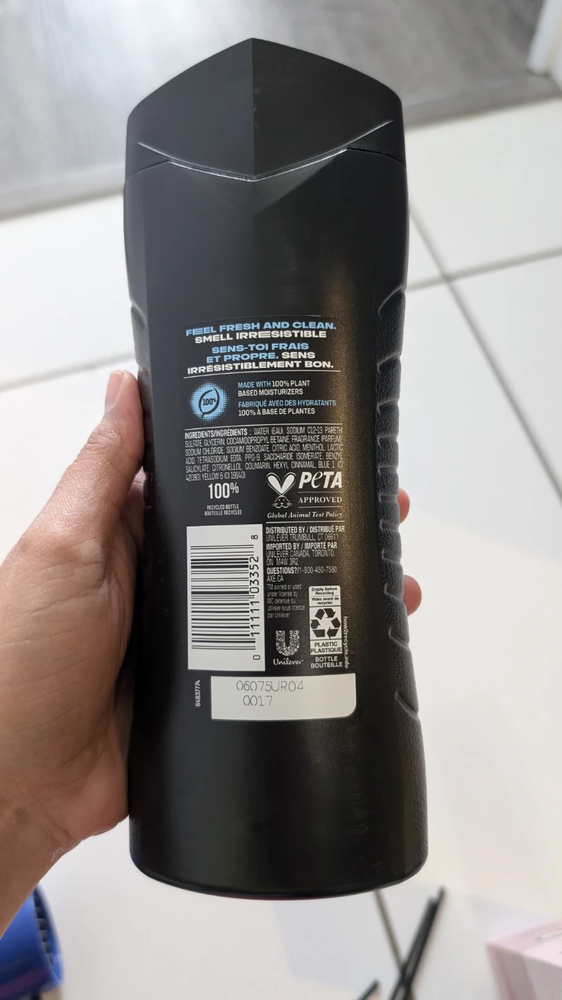 Axe Body Wash Cool Ocean 473 mL - photo 2