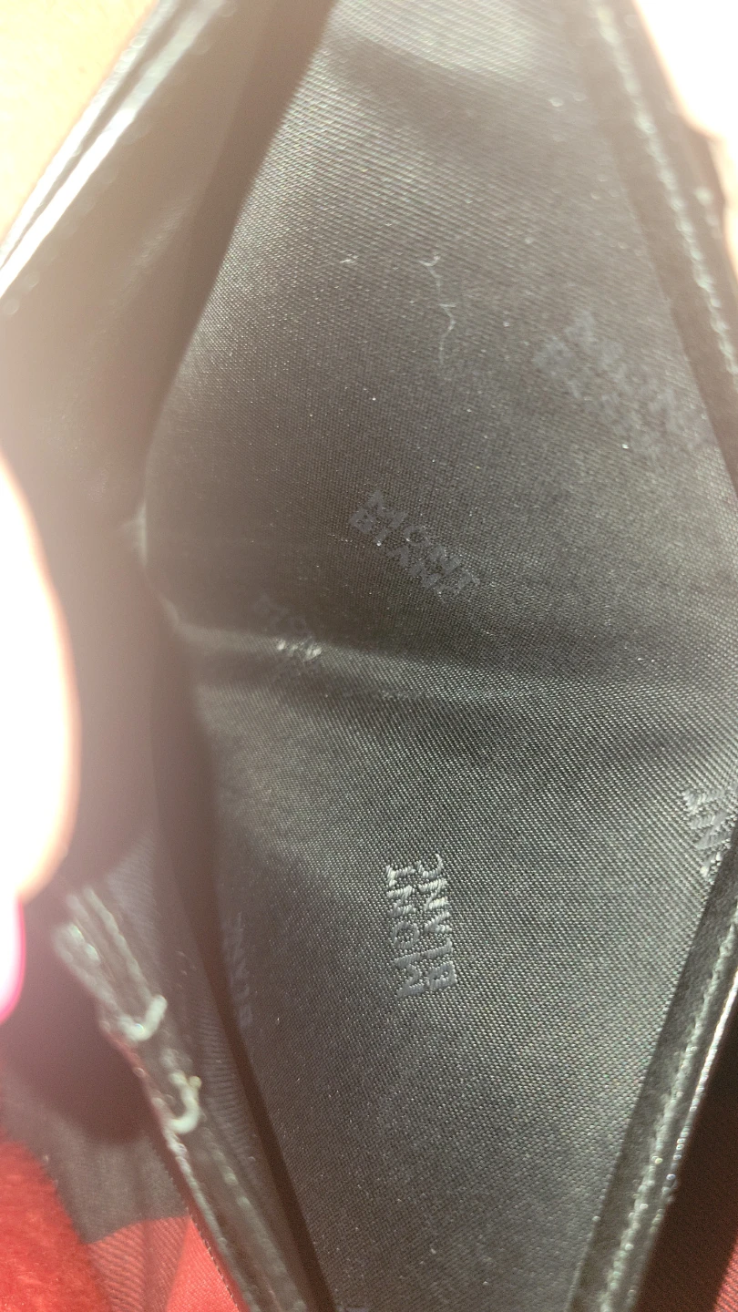 Montblanc Black Leather card holder - photo 3