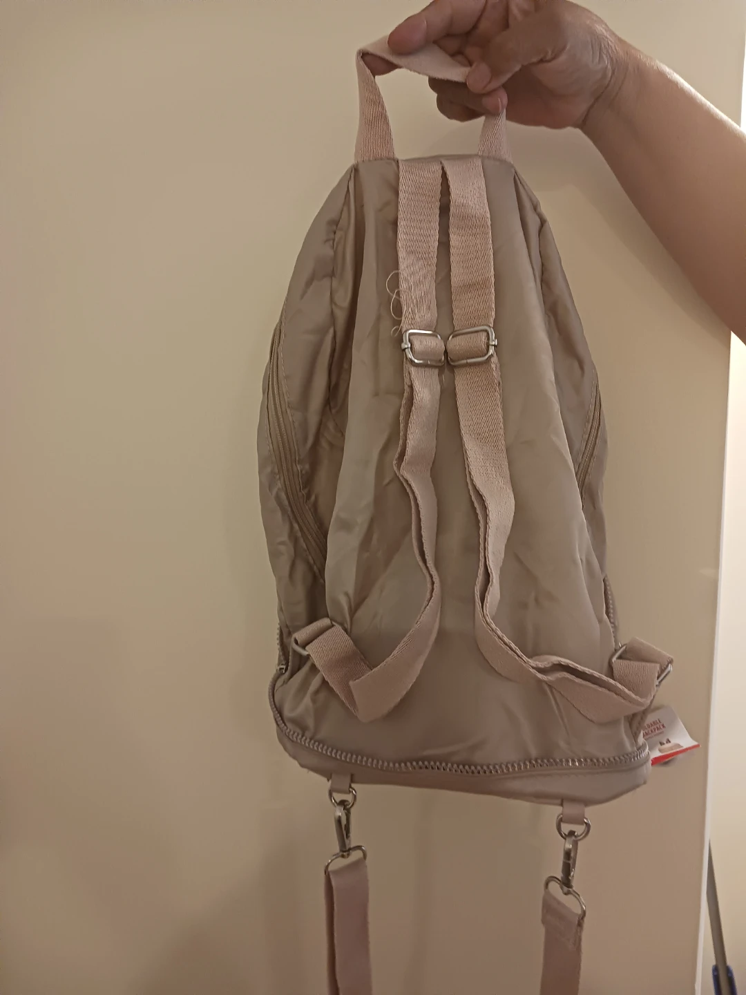 Lightweight Nylon Backpack/Crossbody Bag - photo 3