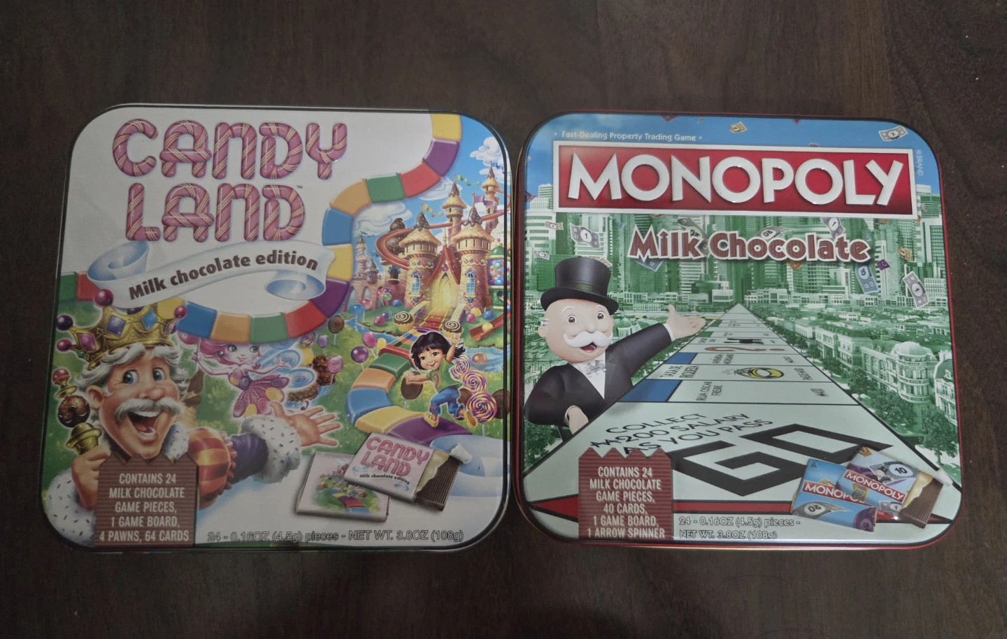 Monopoly and Candyland Milk Chocolate Editions