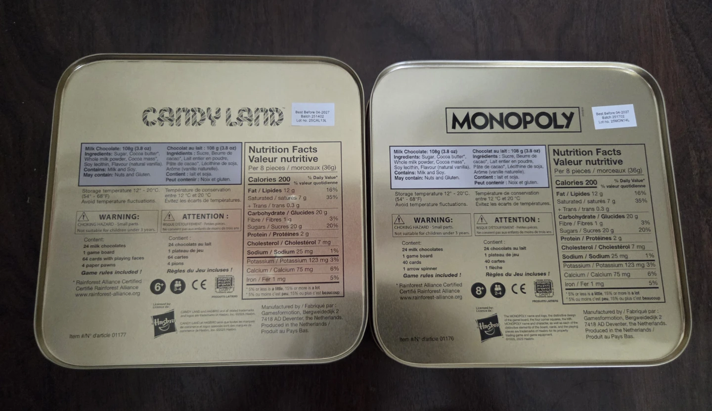 Monopoly and Candyland Milk Chocolate Editions - photo 2