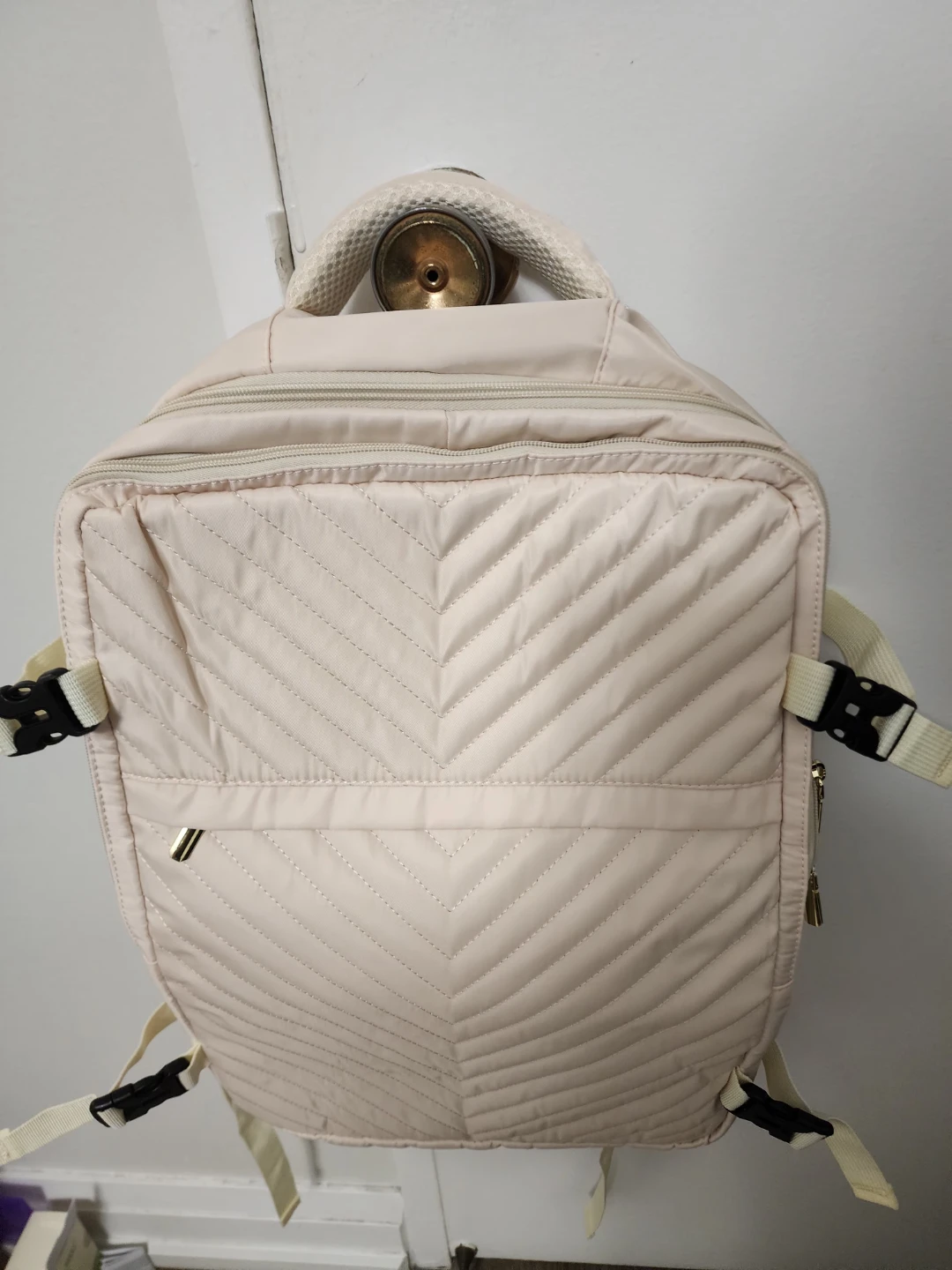 Brand new Light Pink Quilted Backpack