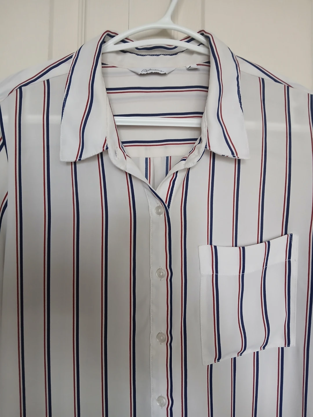Reitmans striped button up long sleeve, size medium (M) - photo 3