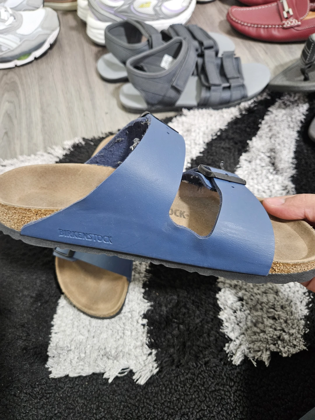Birkenstock Arizona Sandals - Blue, Size 39 - photo 4