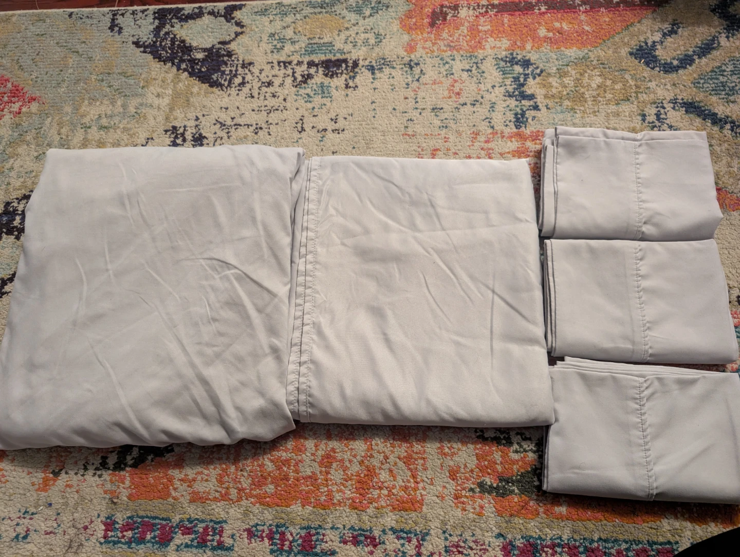 Grey Queen Bed Sheet Set