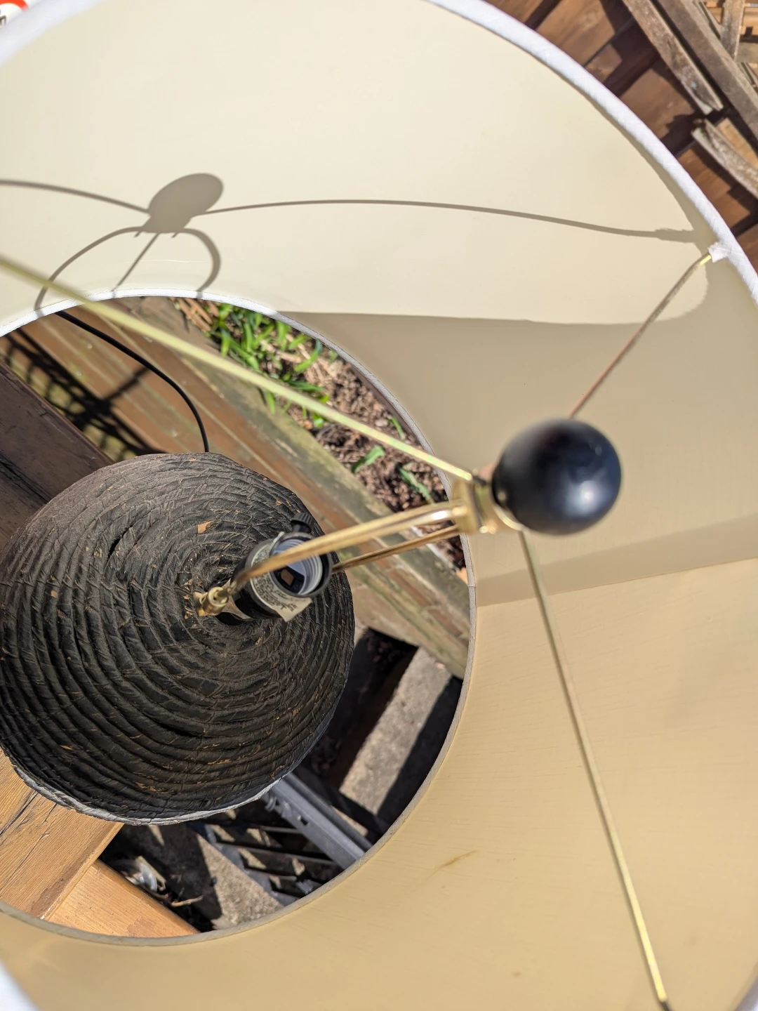 Table Lamp - Spherical Woven Base - photo 3