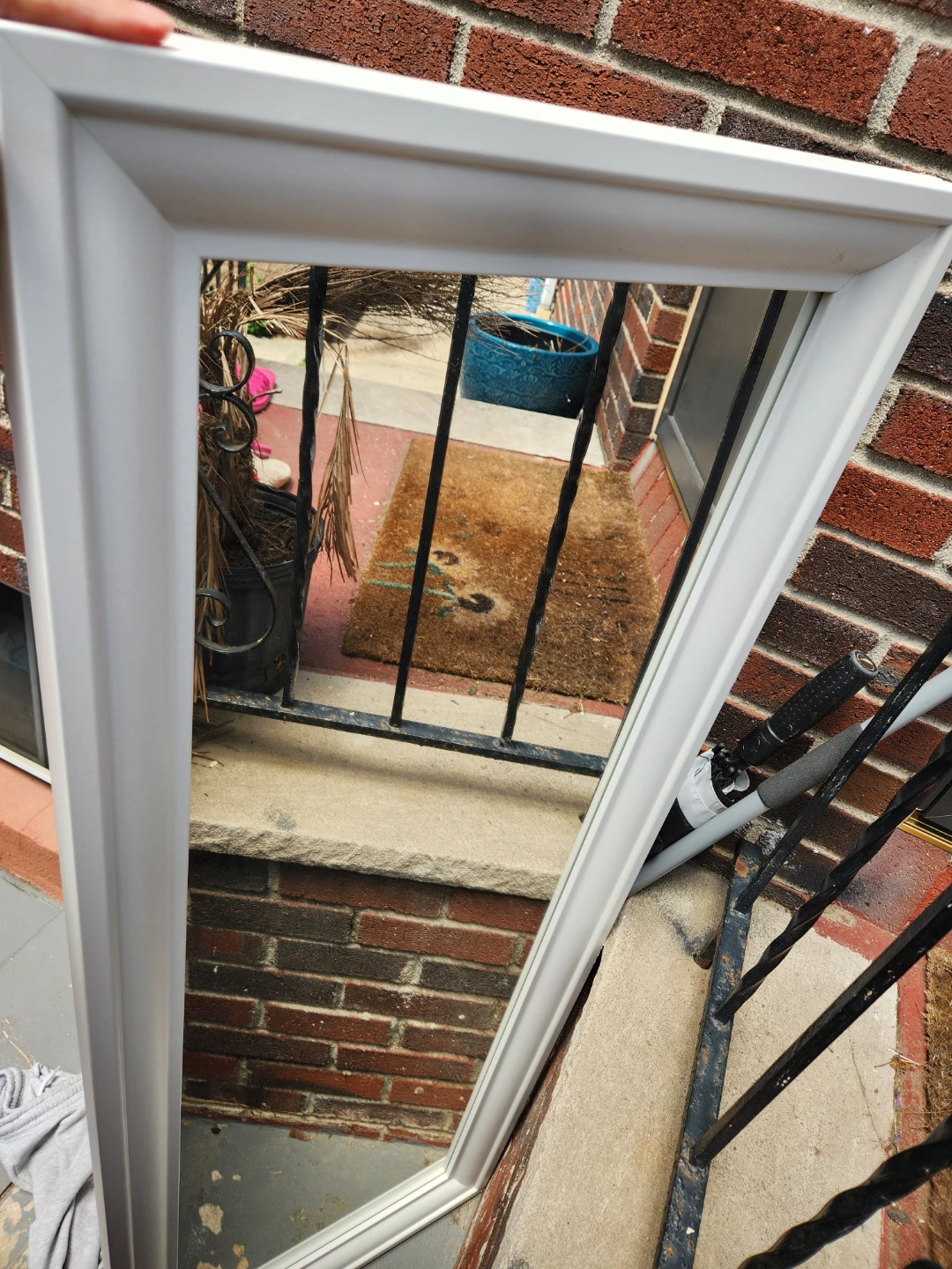 Brand new White Framed Mirror