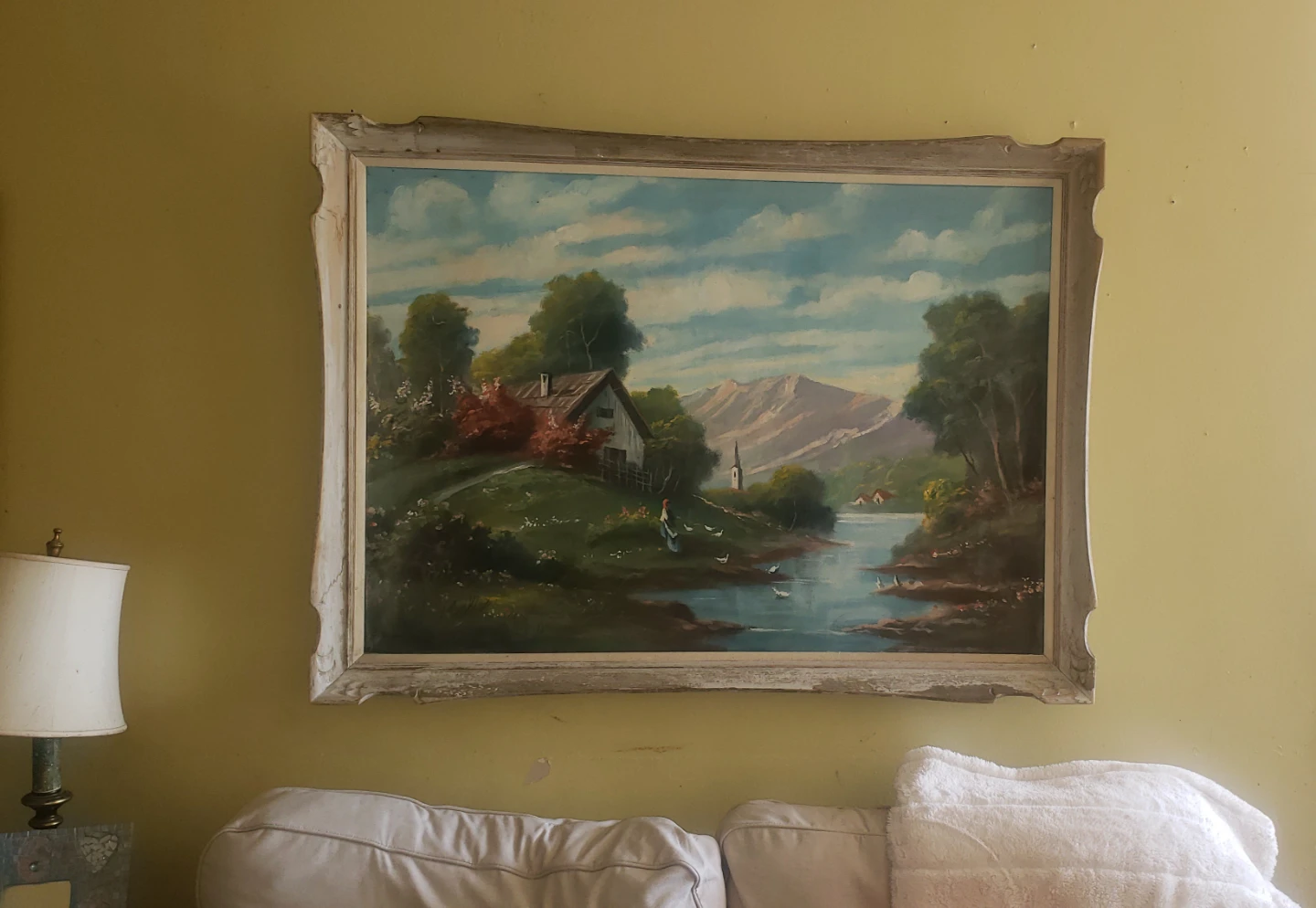 Framed Oil Painting - Scenic Landscape