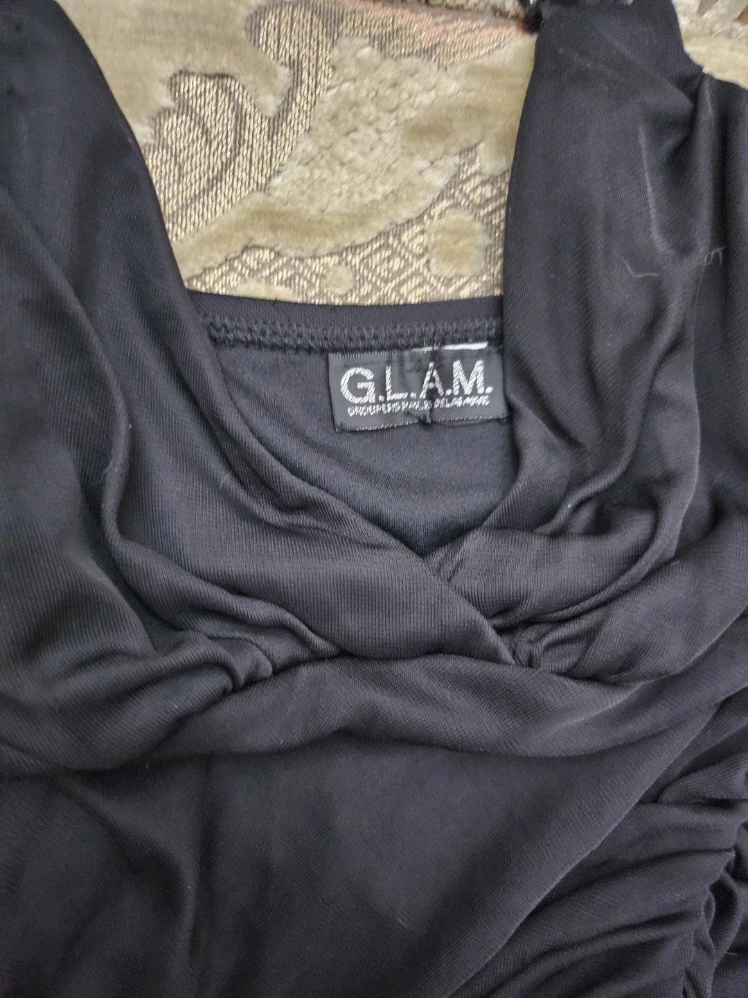 G.L.A.M. Black and White Asymmetrical Dress - photo 4