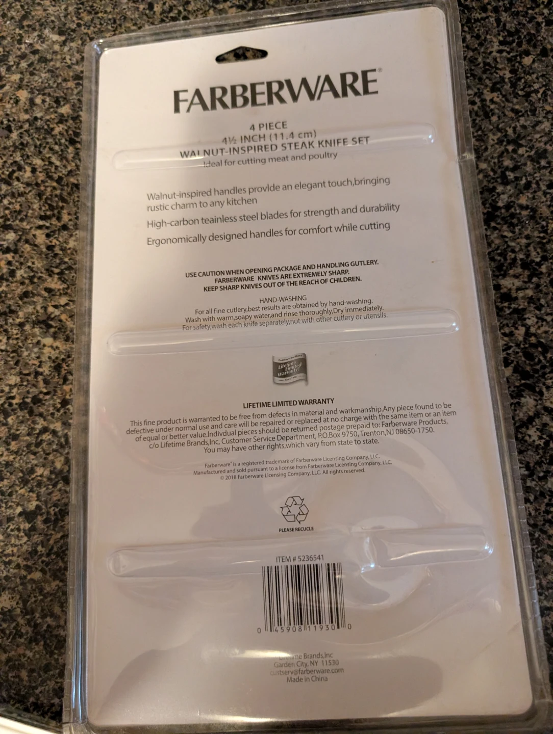 Brand NEW Farberware 4-Piece 4.5 Inch Steak Knife Set - photo 3