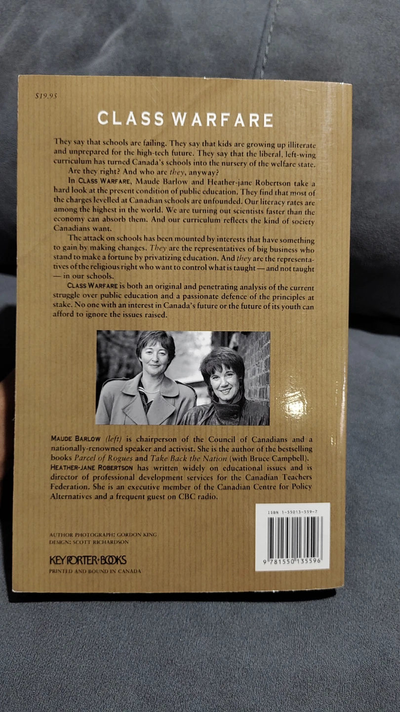 Class Warfare: The Assault on Canada's Schools - photo 2