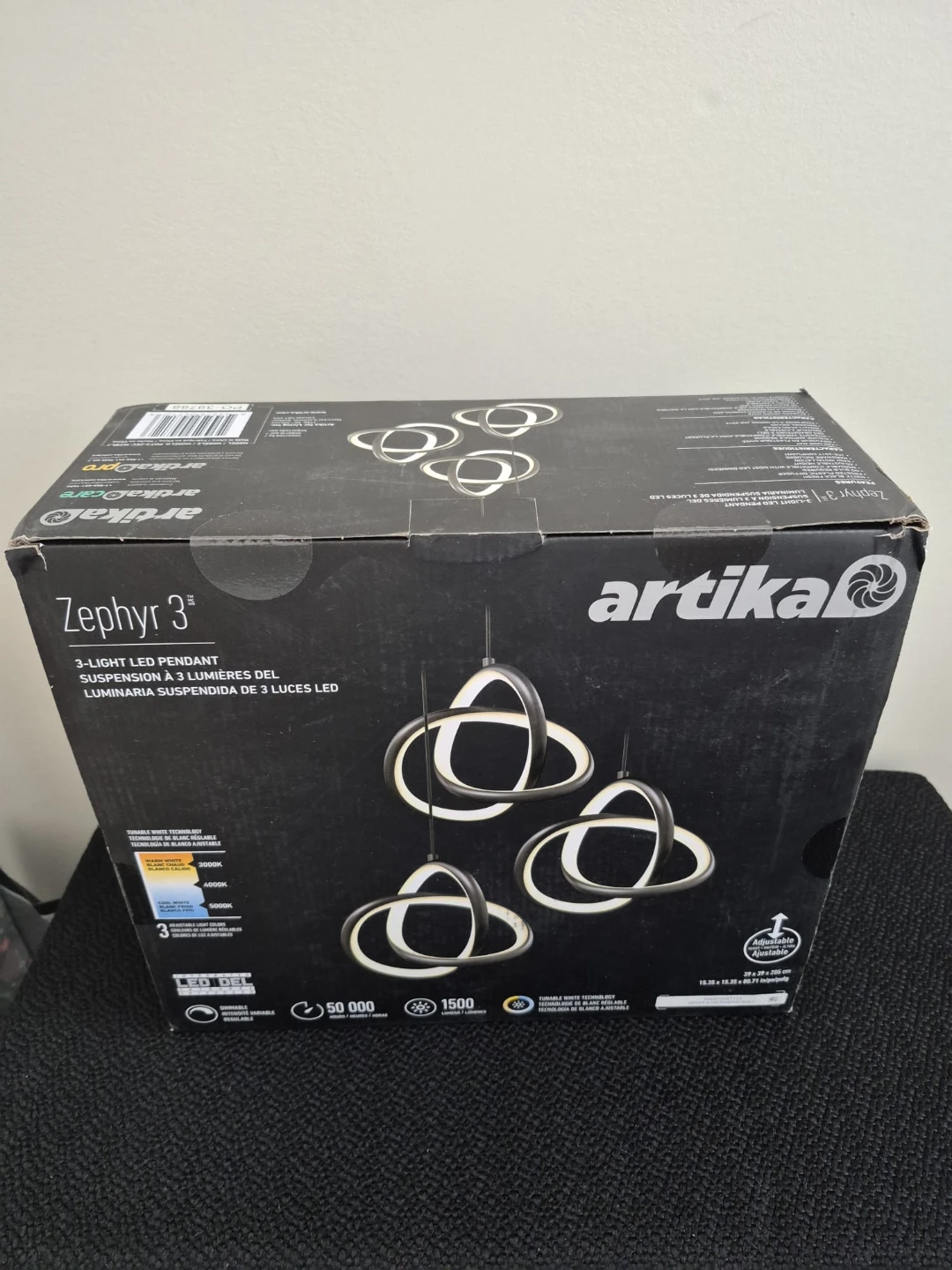 Artika Zephyr 3-Light LED Pendant Light