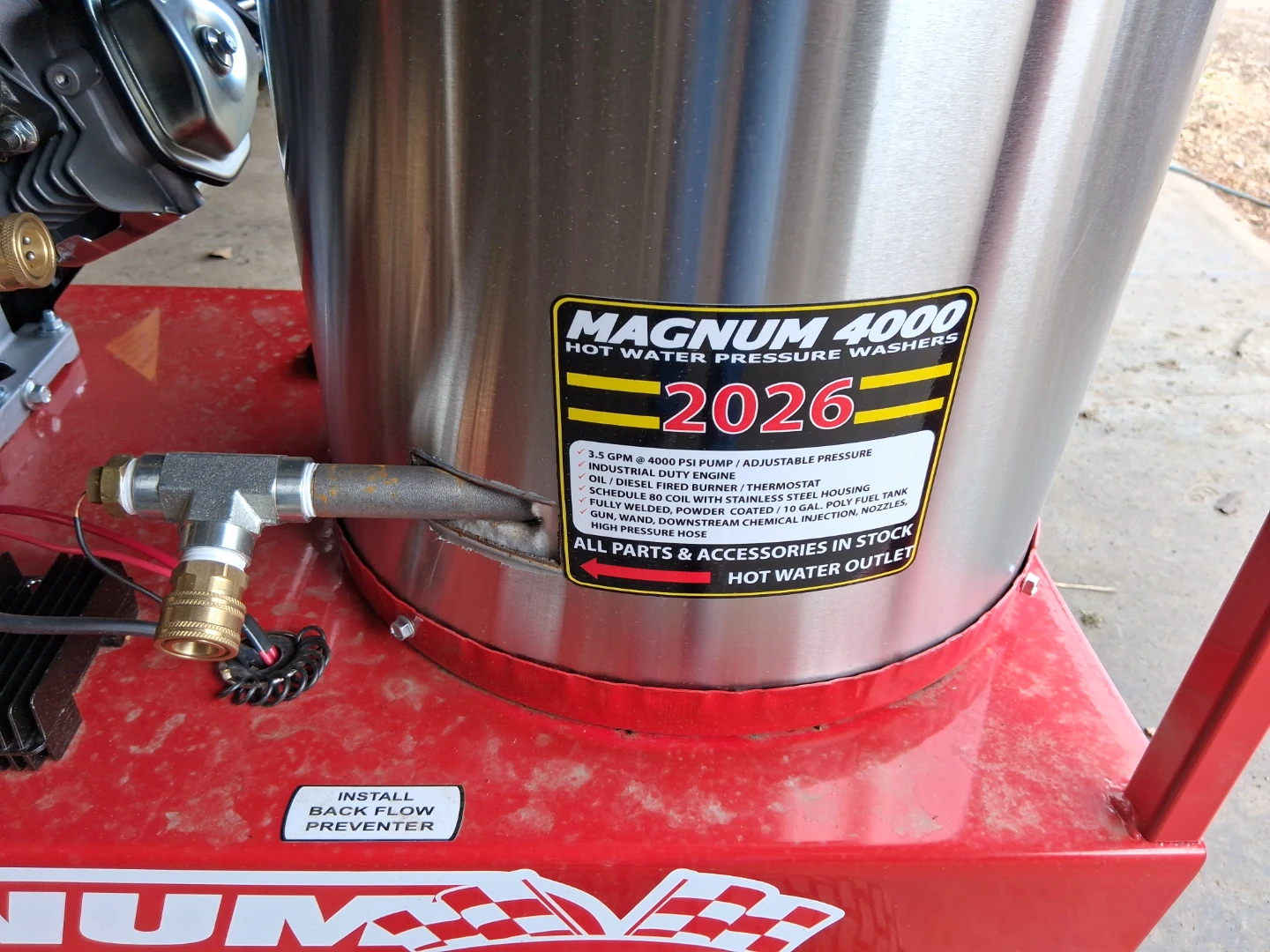 Magnum 4000 Series Gold Hot Water Pressure Washer - photo 5