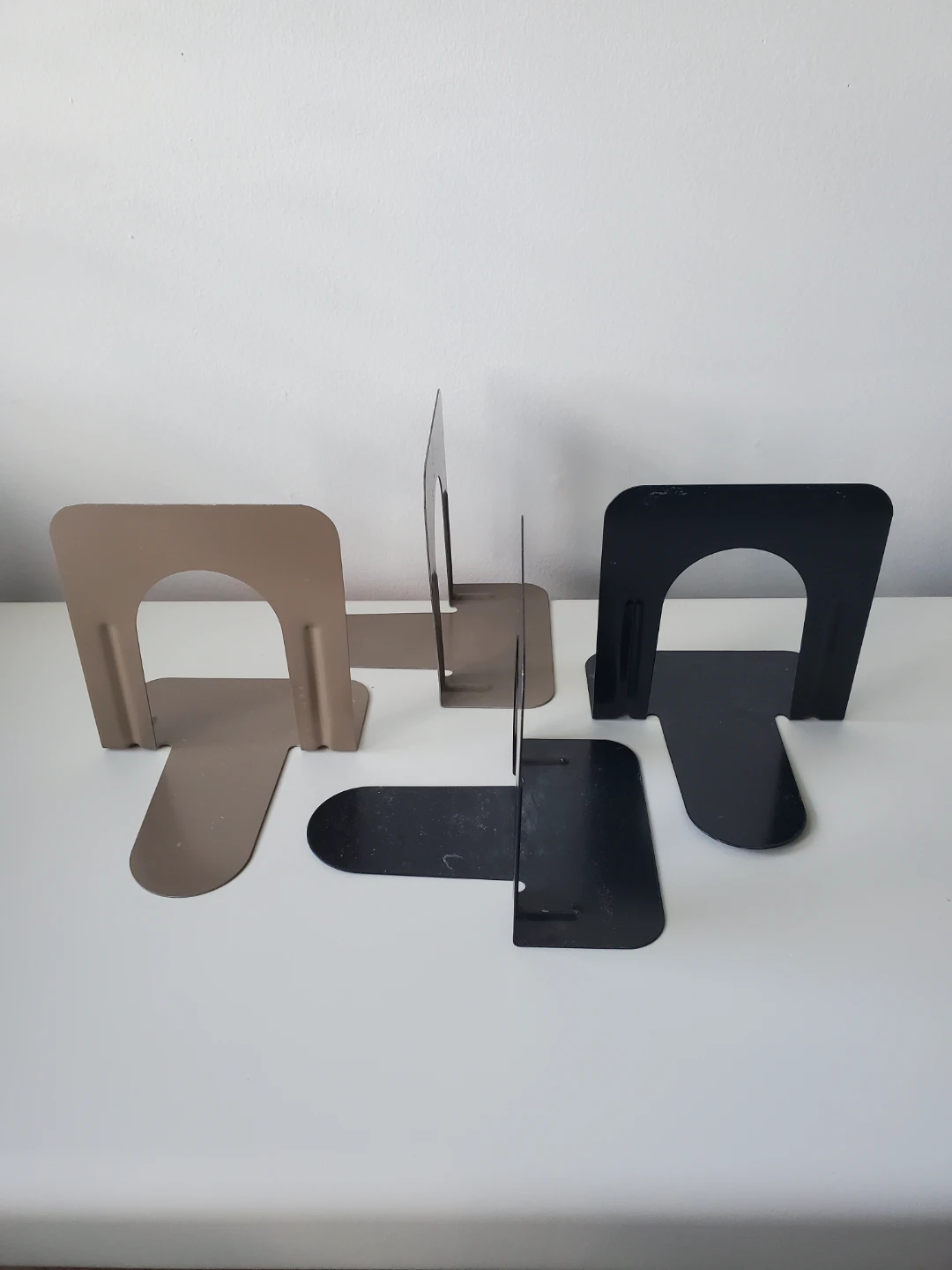 Set of 2 Metal Bookends - photo 2