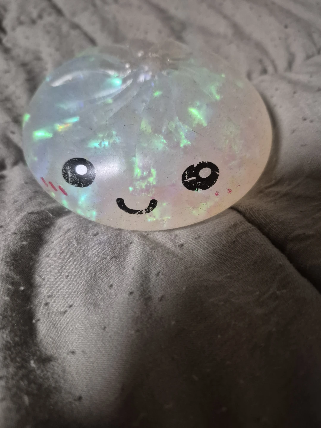 REAL RARE VIRAL glitter dumpling squishy