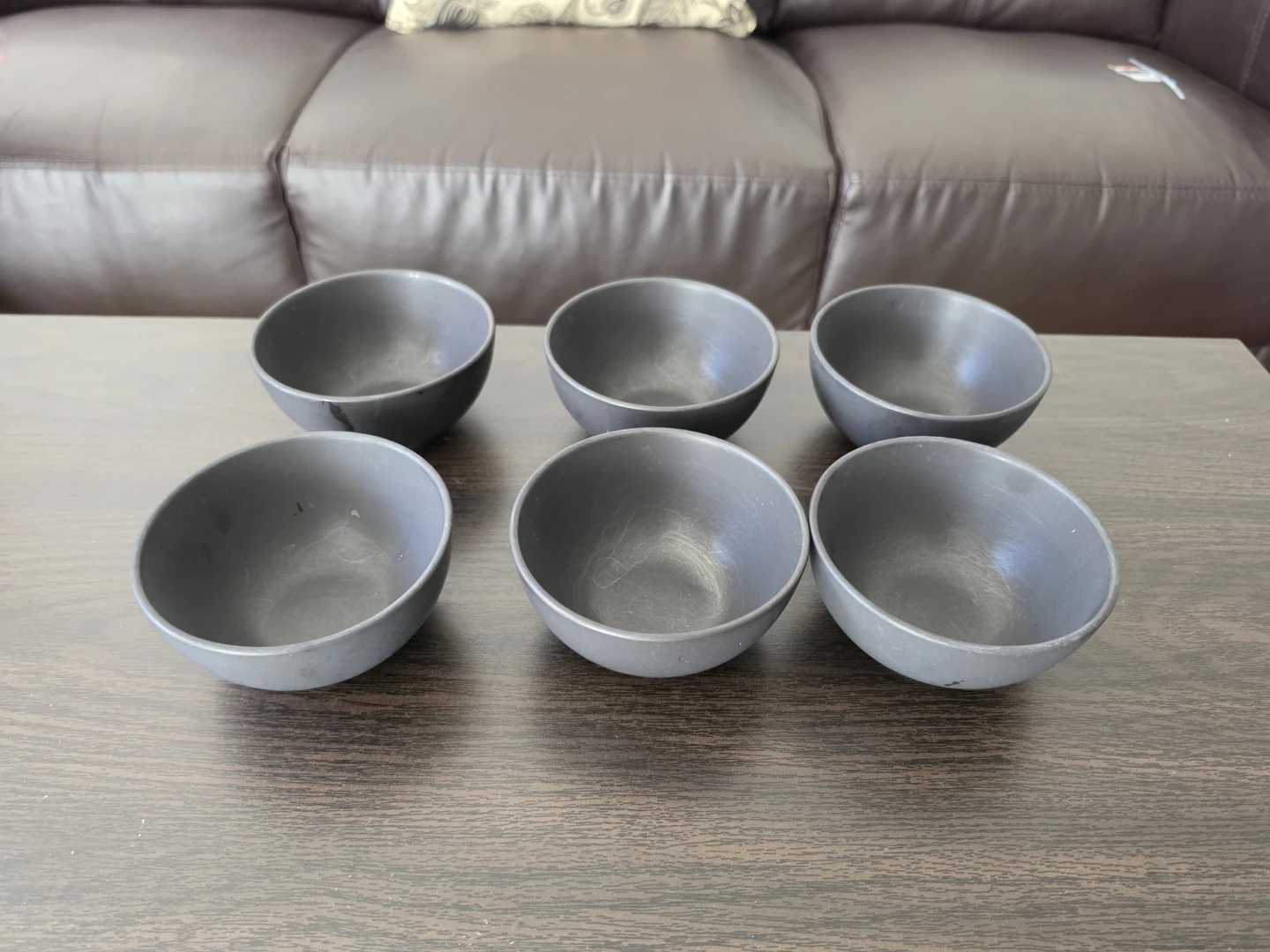 Set of 6 Stoneware/Grès Bowls