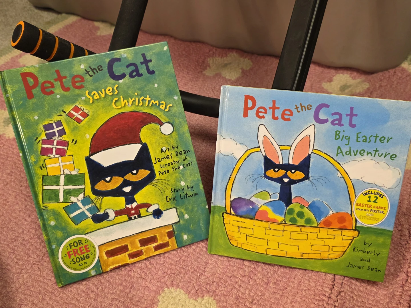 Pete the Cat Christmas and Easter Books Set