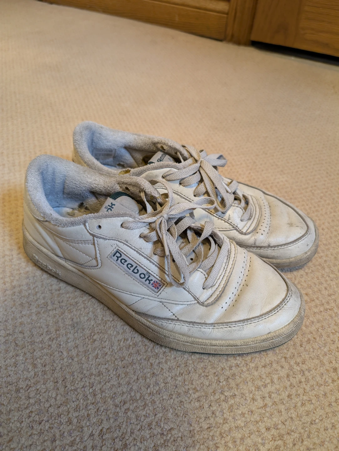 Reebok Club C 85 Vintage Leather Sneakers White Size 9 Men's - photo 2