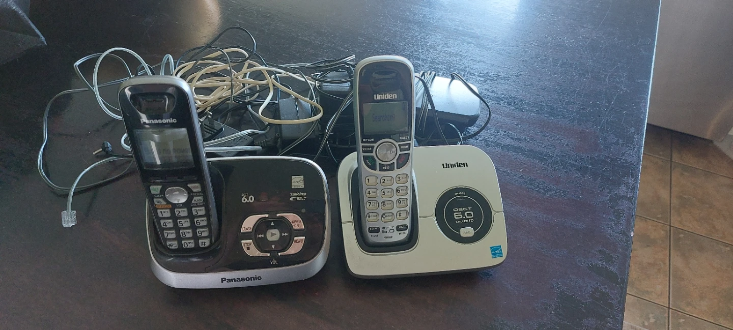 Panasonic and Uniden Cordless Phones
