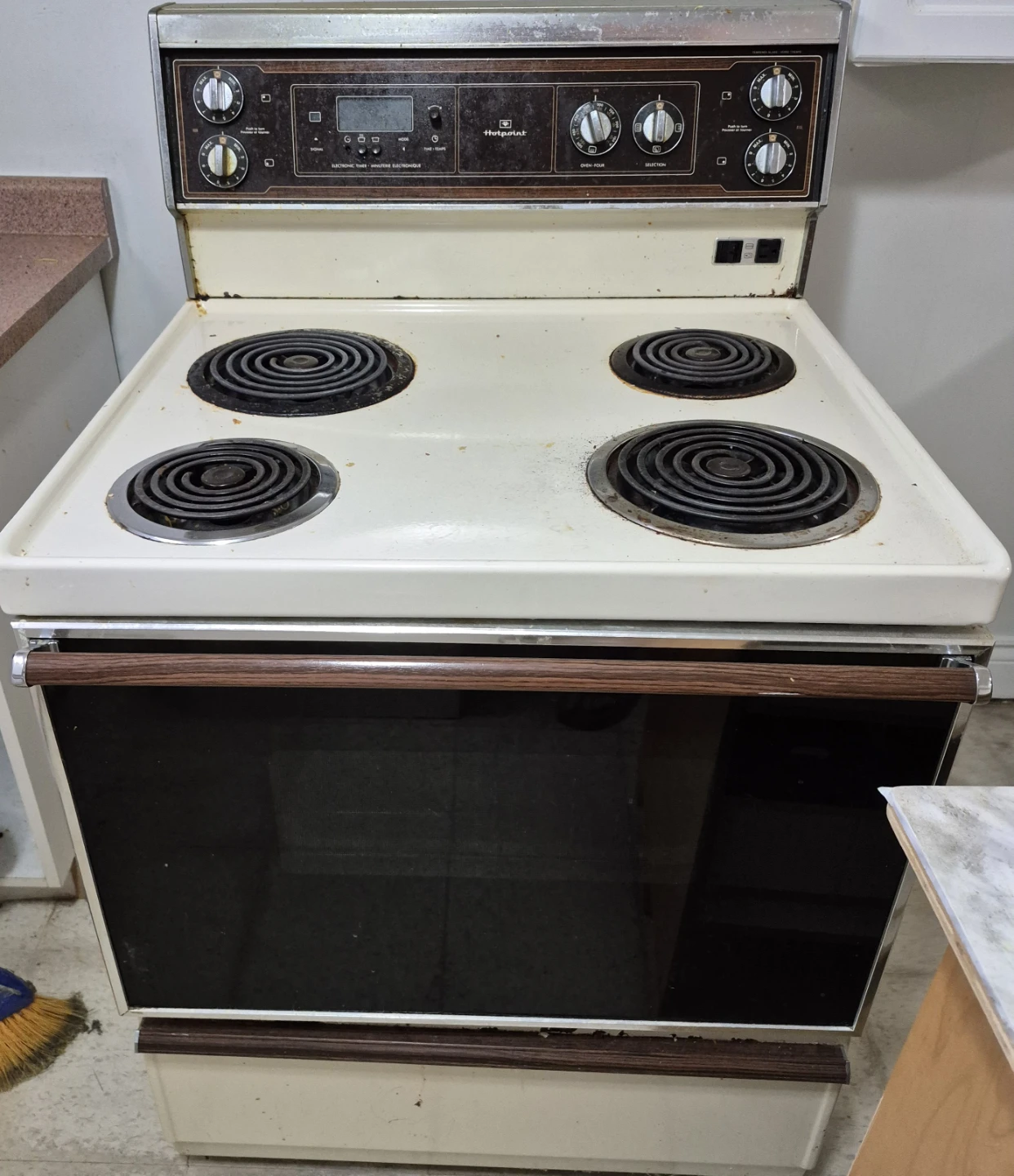 Electric Coil Top Stove Oven