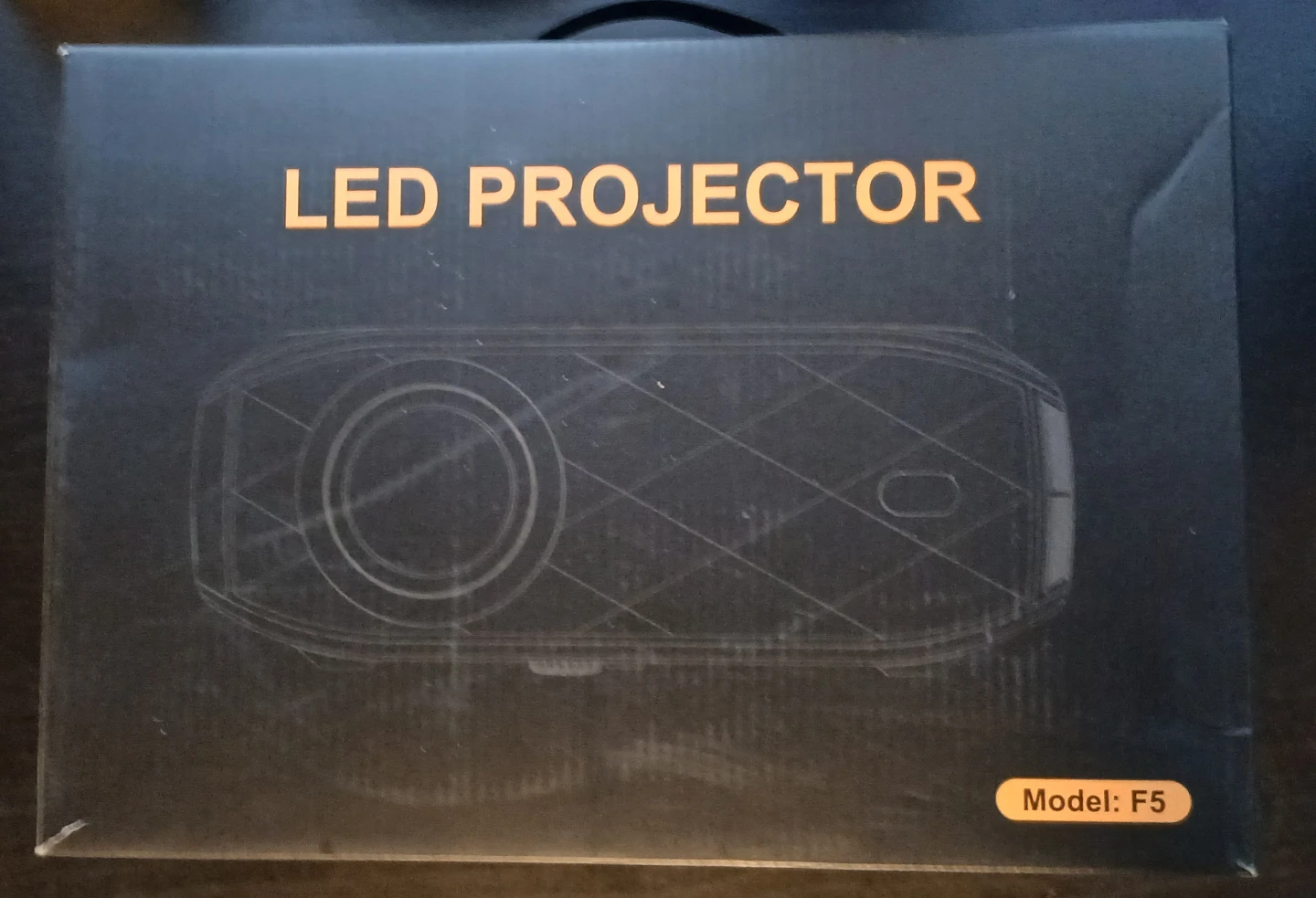LED Projector, 5G WiFi Bluetooth 5.2, 1080P with 4K support