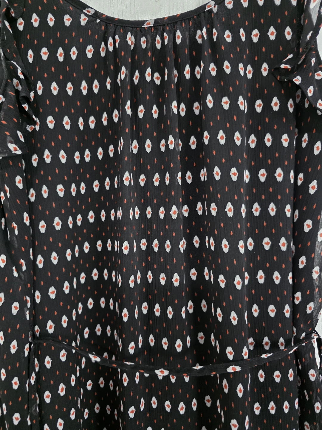 Who What Wear Black Patterned Slip Dress XS - photo 2