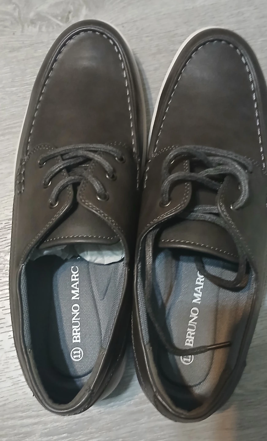 Bruno Marc Men's Boat Loafers Size 11 Grey - photo 4