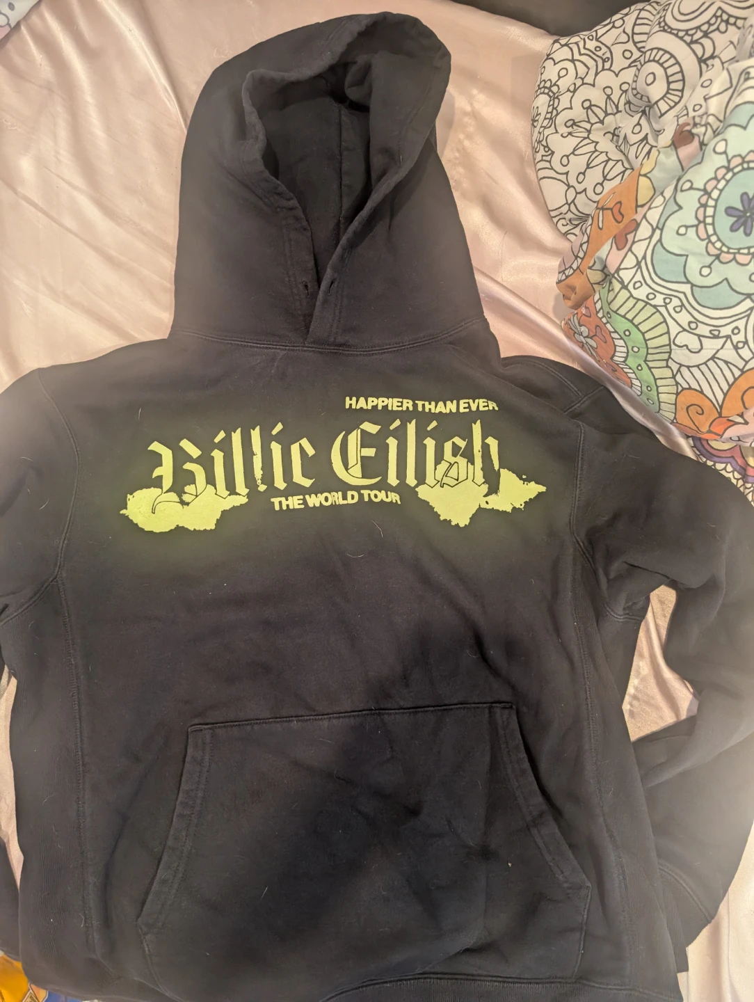 Billie Eilish "Happier Than Ever" The World Tour 2022 Hoodie - photo 2