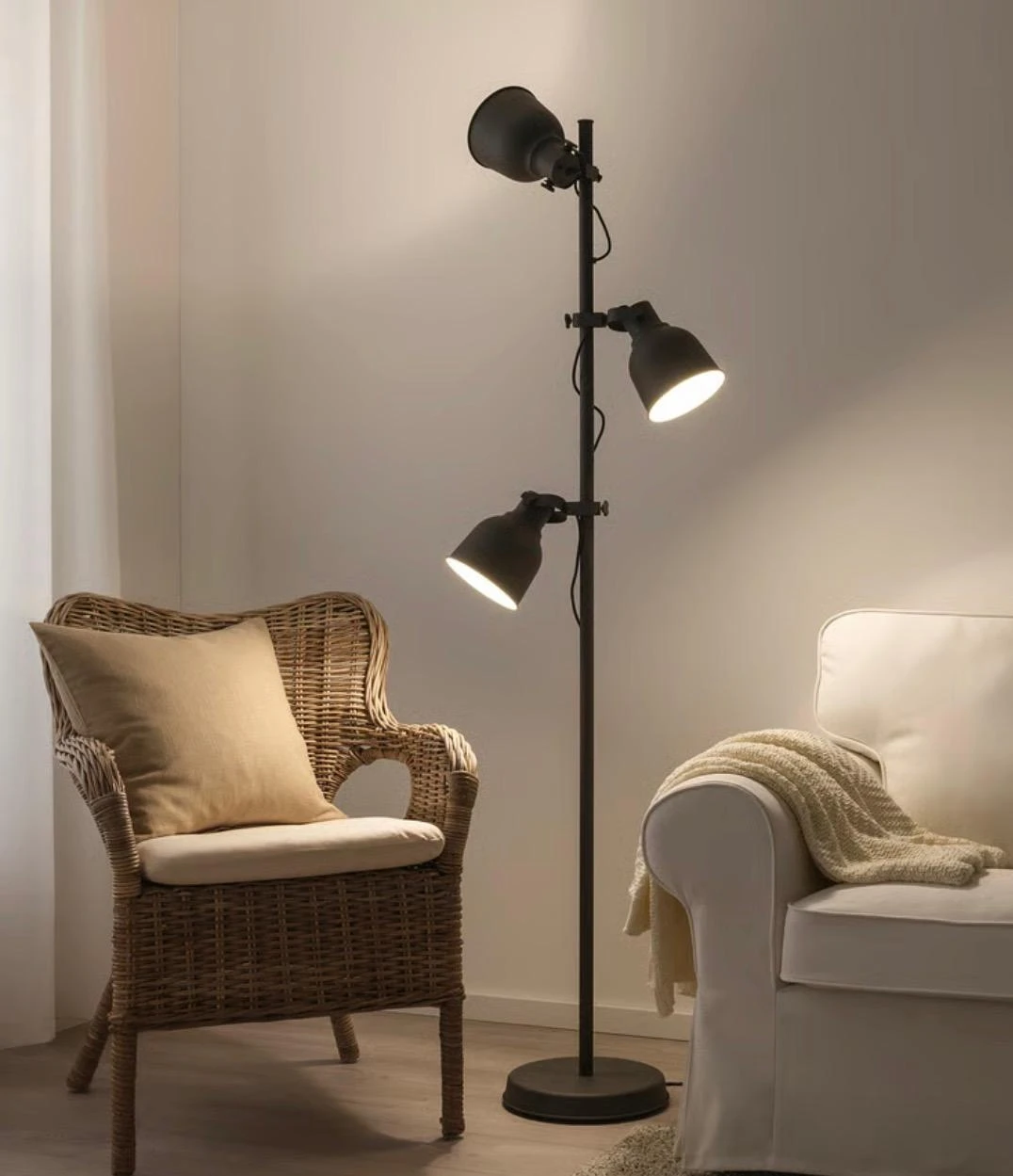 IKEA Floor Lamp with 3 Heads