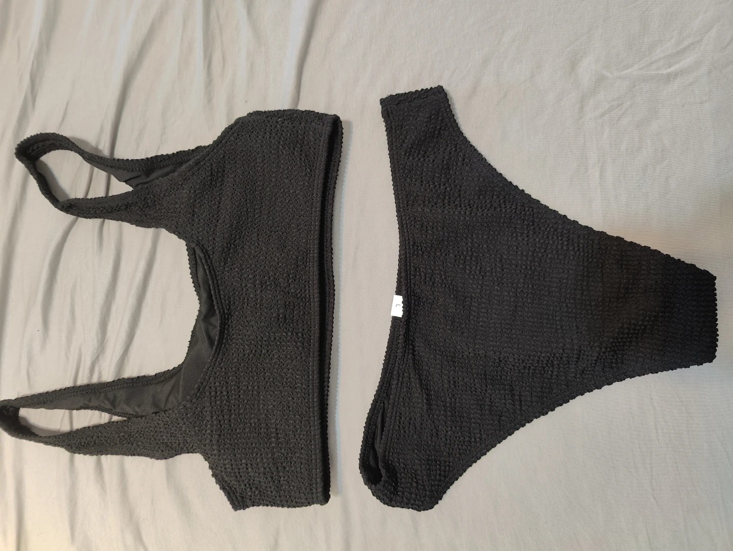 Black Textured Bikini Set - photo 2