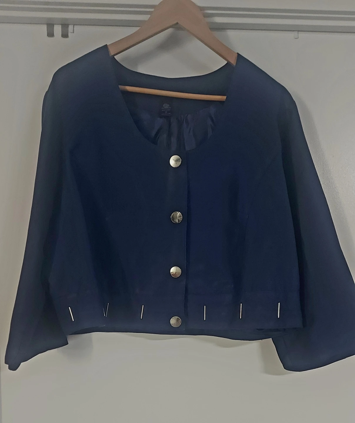 Ashley Stewart Blue Jacket Size 18 - photo 2
