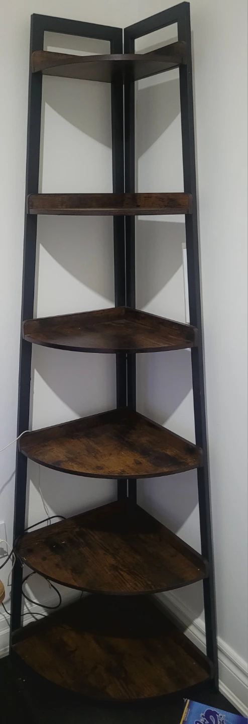 Rustic Corner Shelf Unit-6 tiers - photo 2