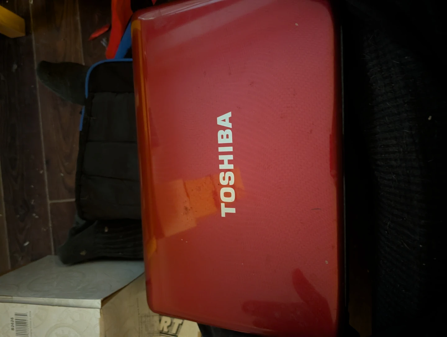 Toshiba Satellite Red Laptop