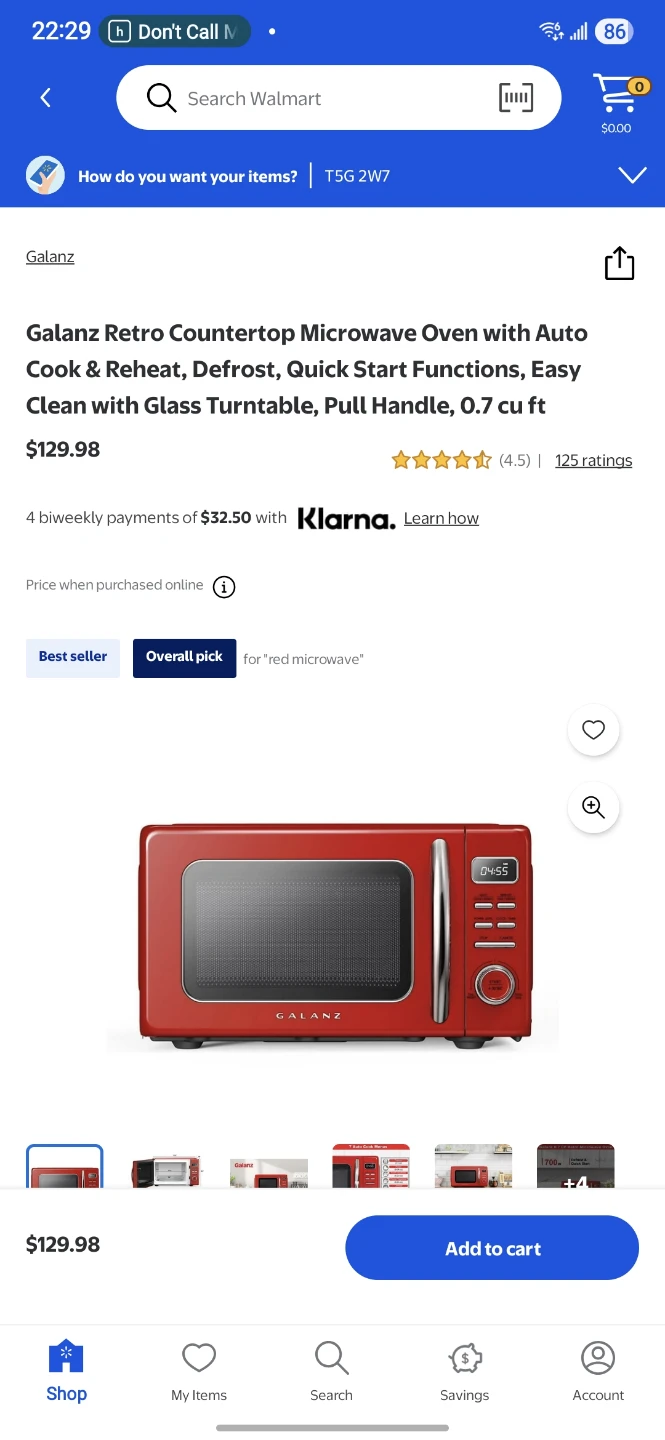Galanz Retro Red  Microwave 0.7 cu ft - photo 5