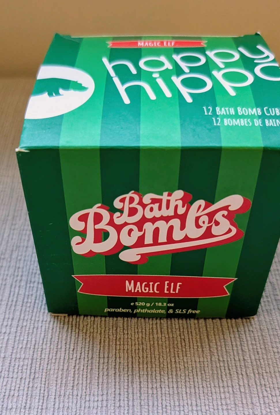 Brand New Happy Hippo Bath Bombs - Magic Elf