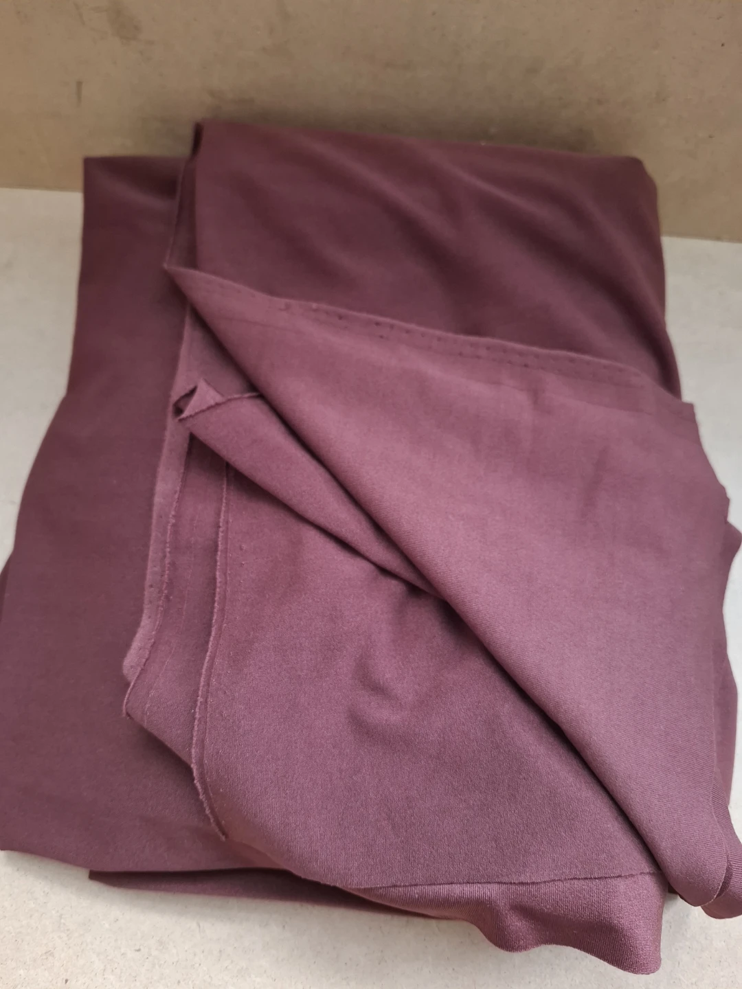 Soft stretch fabric pieces in dusty mauve & warm grey. - photo 2